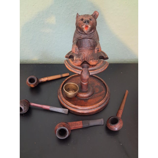 Vintage Ashtray and Pipe Holders, 1950s, Set of 5 For Sale - Image 9 of 9