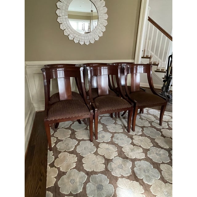 Set of 6 Baker Palladian Dining Chairs Chairish