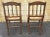 Pair of Early American Walnut and Cane Seat Spindle Back Side Chairs For Sale In Washington DC - Image 6 of 8