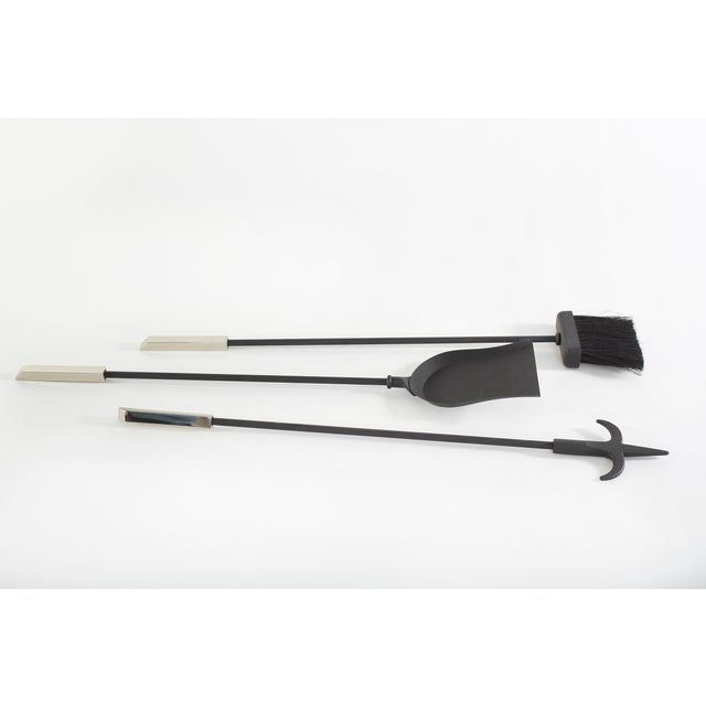Late 20th Century Mid Century Modern Fireplace Tool Set - 4 Pieces For Sale - Image 5 of 13