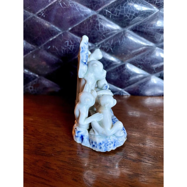 19th Century Japanese Porcelain Monkey Family For Sale In Chicago - Image 6 of 12