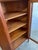 Brown Danish Modern Teak Corner Glass Curio Cabinet or Bar For Sale - Image 8 of 10