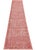 Rug & Kilim Vintage Turkish Runner Rug, Salmon Pink & Red With Floral Patterns - Rug & Kilim For Sale - Image 4 of 7