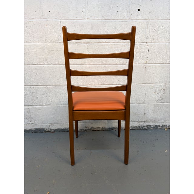 Wood Mid 20th Century Set of Four Ladder Back Dining Chairs by Greaves & Thomas Furniture For Sale - Image 7 of 13
