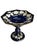 A beautiful antique compote hand painted with grapes and leaves both inside the dish and also around the bottom. A very...