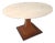 Dining Table with Portuguese Pink Marble Top in the style of Carlo De Carli, 1960s For Sale