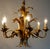 Metal Gilded Metal 6-Light Chandelier by Hans Kögl, 1970s For Sale - Image 7 of 14