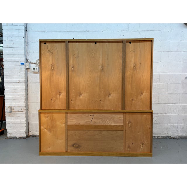 Vintage Teak Buffet Hutch Display Cabinet by Design Furniture Mfg. Ltd. For Sale - Image 13 of 14