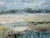 Paint Neutral & Blue Coastal Wetlands Canvas - Original Acrylic Art For Sale - Image 7 of 9