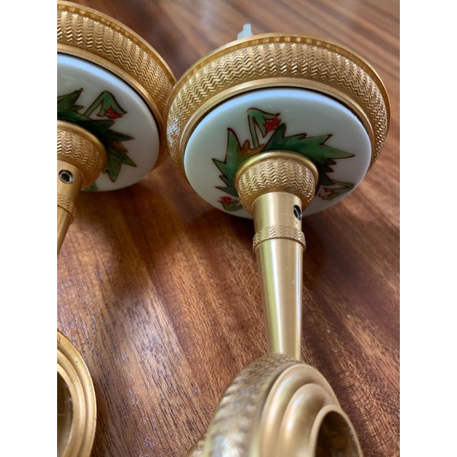 1980s 1980s Sherle Wagner Towel Bar Flanges - a Pair For Sale - Image 5 of 6