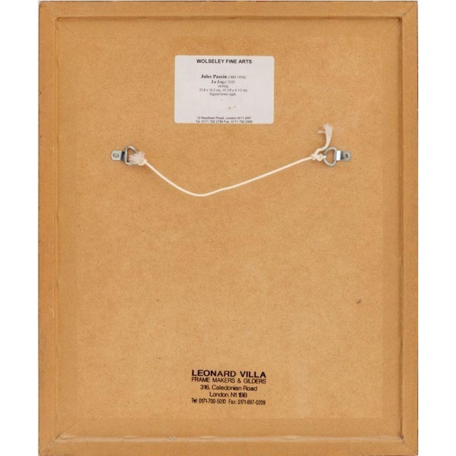 Jules Pascin "La Loge" Etching, 1925 For Sale - Image 4 of 4