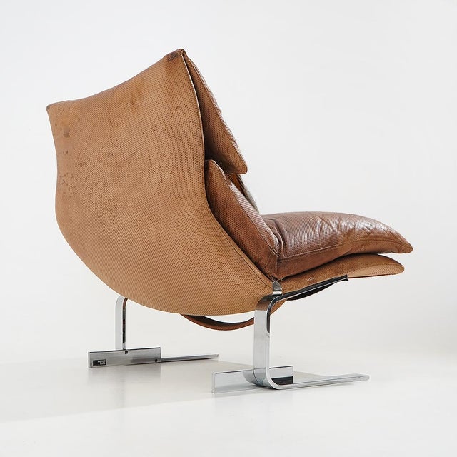 Onda Armchairs by Giovanni Offredi for Saporiti, 1970s, Set of 2 For Sale - Image 13 of 18
