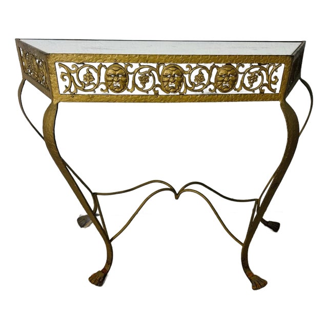 Vintage Marble Top Console For Sale