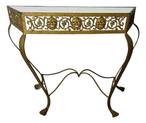 Vintage Marble Top Console