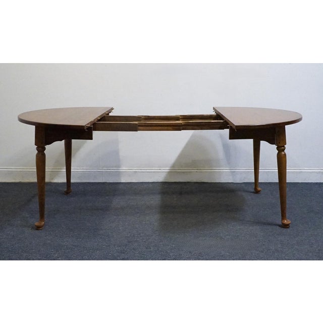 Ethan Allen Ethan Allen Circa 1776 Collection Solid Maple Early American 74" Dining Table 18-6803 For Sale - Image 4 of 11