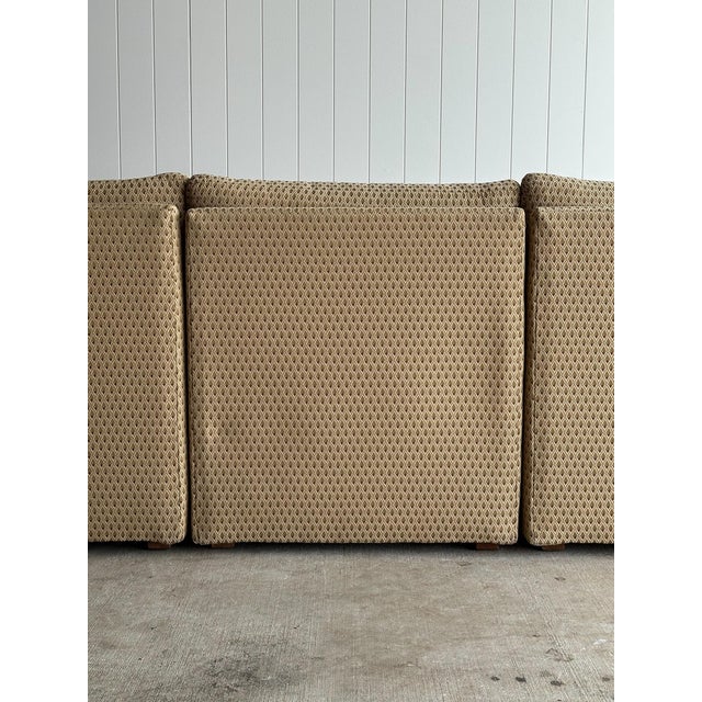 Vintage Modular Three-Piece Sectional Sofa, C. 1990 For Sale - Image 9 of 17