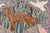 Textile American Hooked Rug With a Golden Retriever With Different Type of Birds For Sale - Image 7 of 11