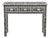 Handcrafted Marrakesh Bovine Bone & Black Resin Inlay Console Table For Sale