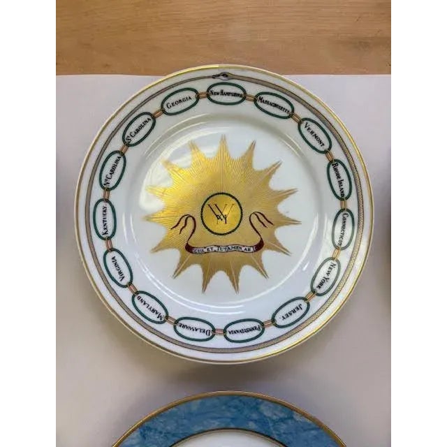 The Danbury Mint White House Presidential Plate Collection - Complete Set of 12 For Sale - Image 9 of 13