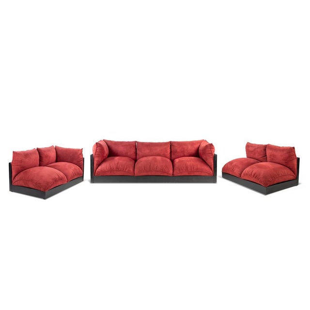 Down Modular Sofas by Carlo Bartoli for Rossi di Albizzate, 1973, Set of 3 For Sale - Image 13 of 13