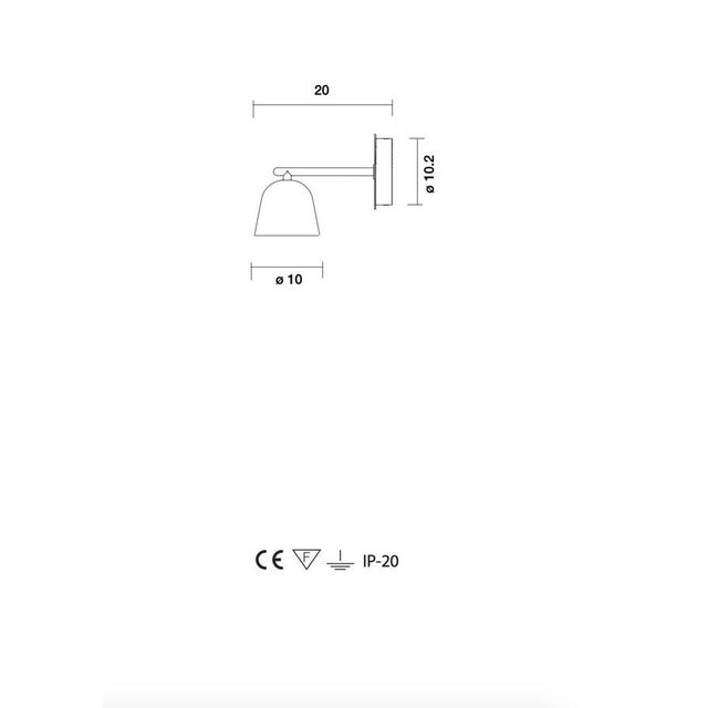 Lighto A Black Matte Chrome Cup Wall Lamp by Jaime Hayon for Parachilna For Sale - Image 9 of 12