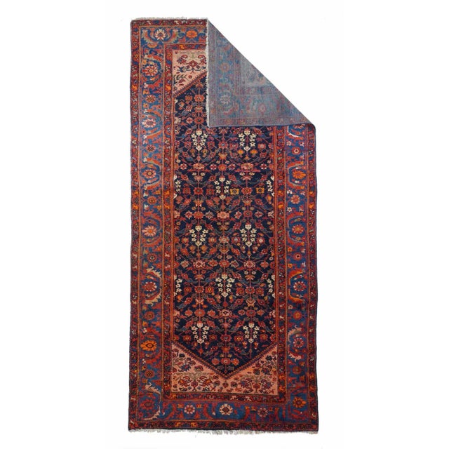 Antique Malayer Rug 5'9'' x 12'10''. A large town in the Greater Hamadan Weaving Area, specializing in single-wefted...