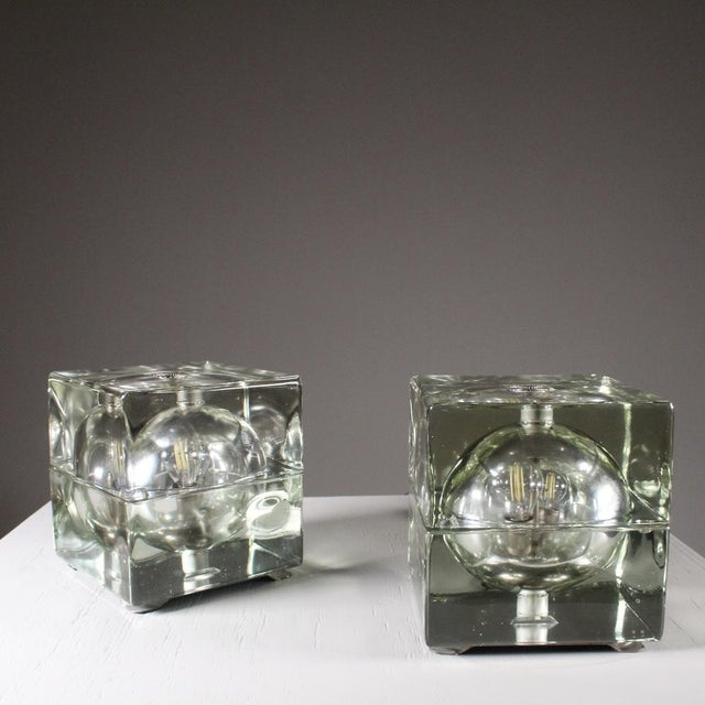 Cubosfera Lamps by Alessandro Mendini, 1960s, Set of 2 For Sale - Image 9 of 9