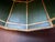 Rare Green Linenfold Double Student Table Lamp Tiffany Studio For Sale - Image 4 of 18