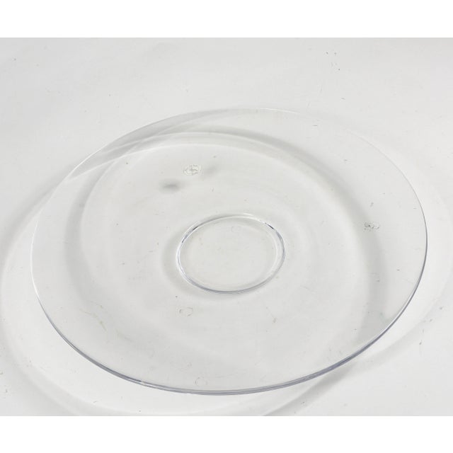 Transparent Glass Plate from Duccio Di Senj, Italy, 2000s For Sale - Image 3 of 8