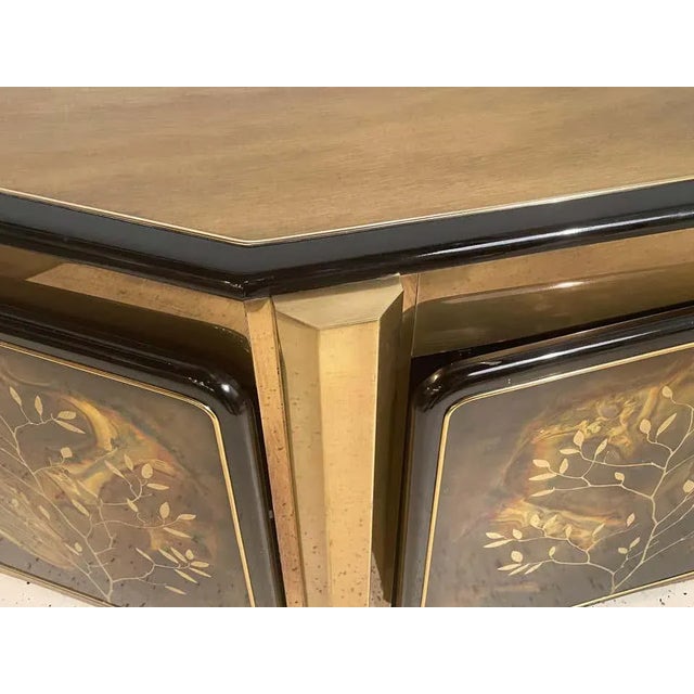 Late 20th Century Mid-Century Modern Mastercraft Tree of Life Console or Sideboard For Sale - Image 5 of 13