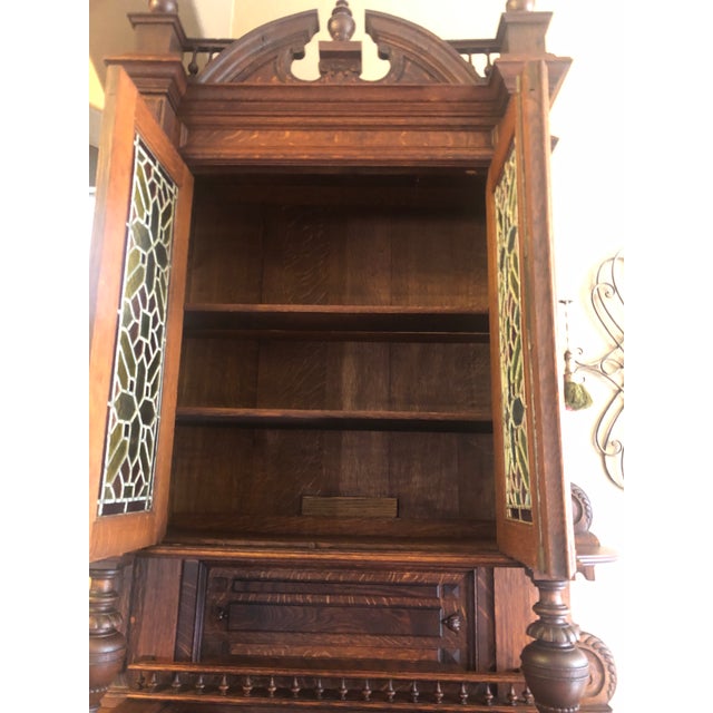 Late 19th Century Antique Chippendale Hutch! Stunning Antique! For Sale - Image 11 of 12