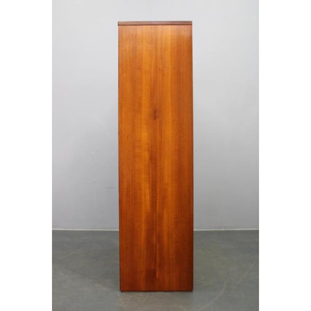 Mid-Century Tambour Office Cabinet, Denmark, 1960s For Sale - Image 12 of 16