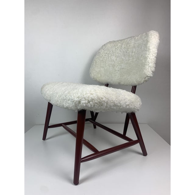Mid-Century Scandinavian Model Teve Lounge or Easy Chair attributed to Alf Svensson, 1950s For Sale - Image 14 of 18