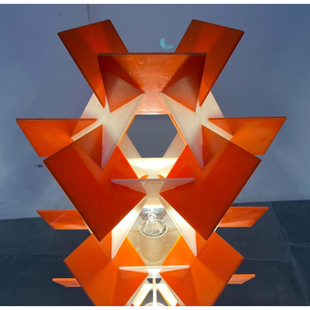 Mid-Century Modern Space Age German Acrylic Floor Lamp, 1960s For Sale - Image 5 of 18