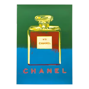 Andy Warhol Vintage 1997 Fine Art Silkscreen Print Large Pop Art Poster " Chanel No. 5 " 1985