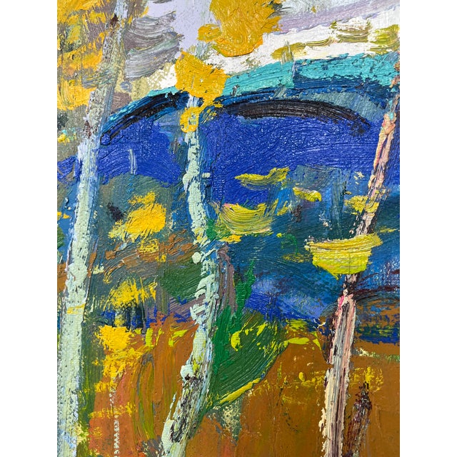 Impressionistic Landscape Original Oil Painting For Sale - Image 9 of 11