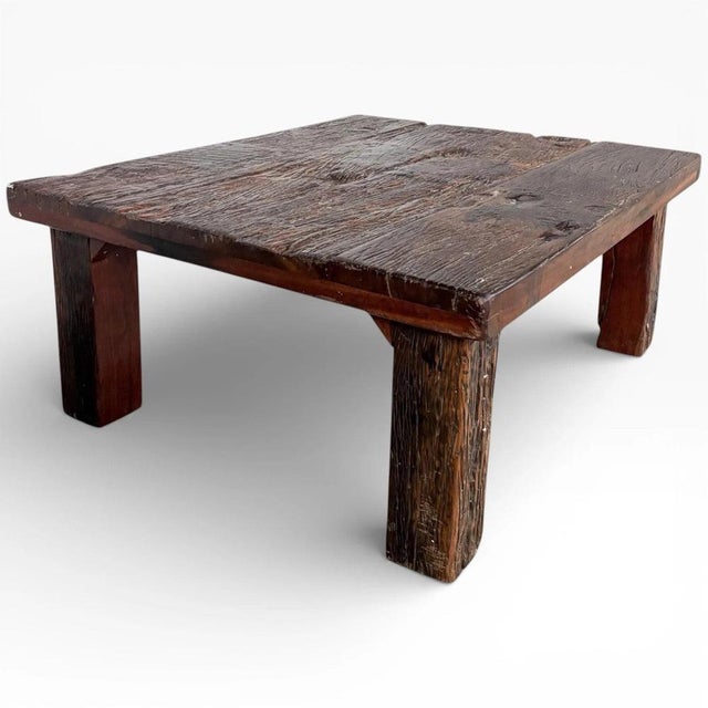 Contemporary Rustic Driftwood Coffee Table For Sale - Image 3 of 10