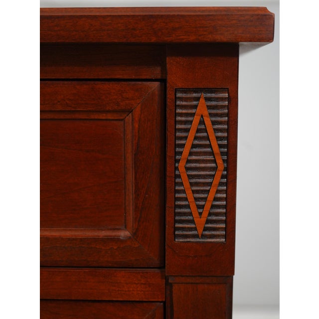 Stickley Cherry 3 Drawer Nightstand For Sale - Image 12 of 18