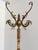Gold Vintage Italian Brass and Onyx Hall Tree Coat Rack with Rotating Crown and Female Faces, 1960s For Sale - Image 8 of 18