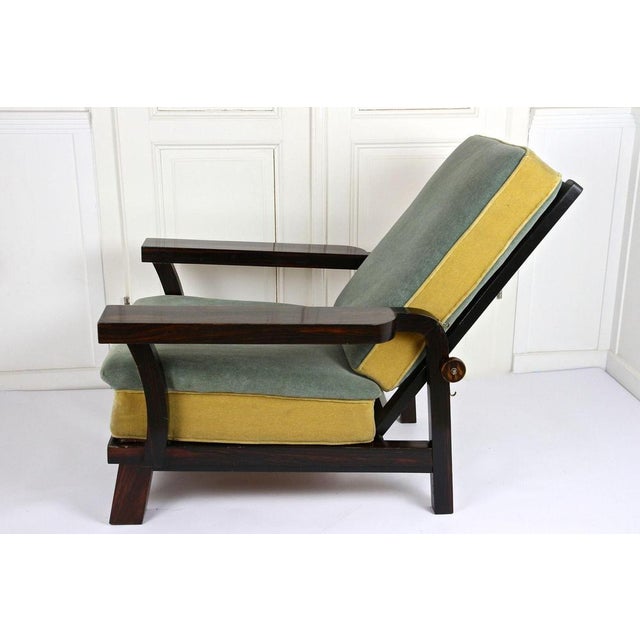 Gold 20th Century Art Deco Sitzmaschine Armchair by Fritz Gross, 1935 For Sale - Image 8 of 15
