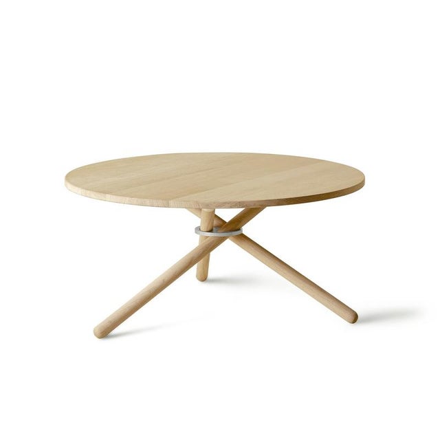 Contemporary Berta Light Oak Coffee Table by Eberhart Furniture For Sale - Image 3 of 7