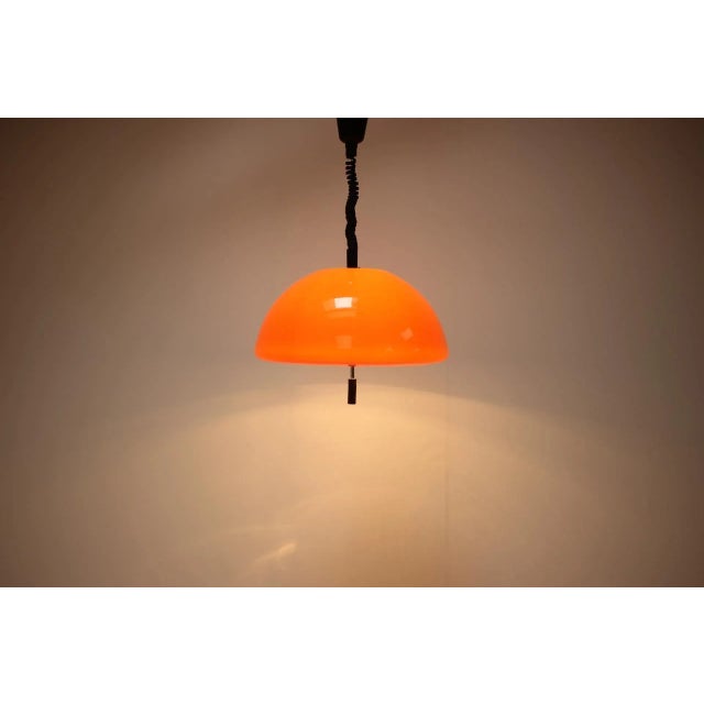 Mid-Century Pendant attributed to Harvey Guzzini for Meblo, Italy, 1970s For Sale - Image 6 of 11