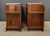 Art Deco Walnut Bedside Tables, 1920s, Set of 2 For Sale - Image 10 of 18