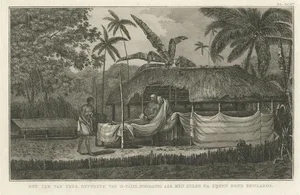 Dead Chief of Tahiti Island, 1803, Engraving on Paper