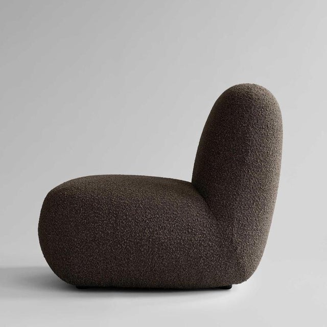Toe Chair in Bouclé Fabric by Kristian Sofus Hansen For Sale - Image 4 of 7