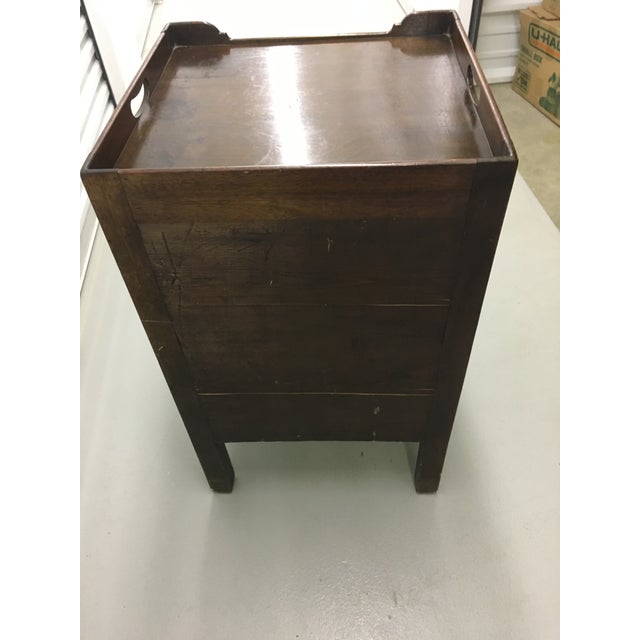 Antique Traditional Tray Top Bedside Table Chairish