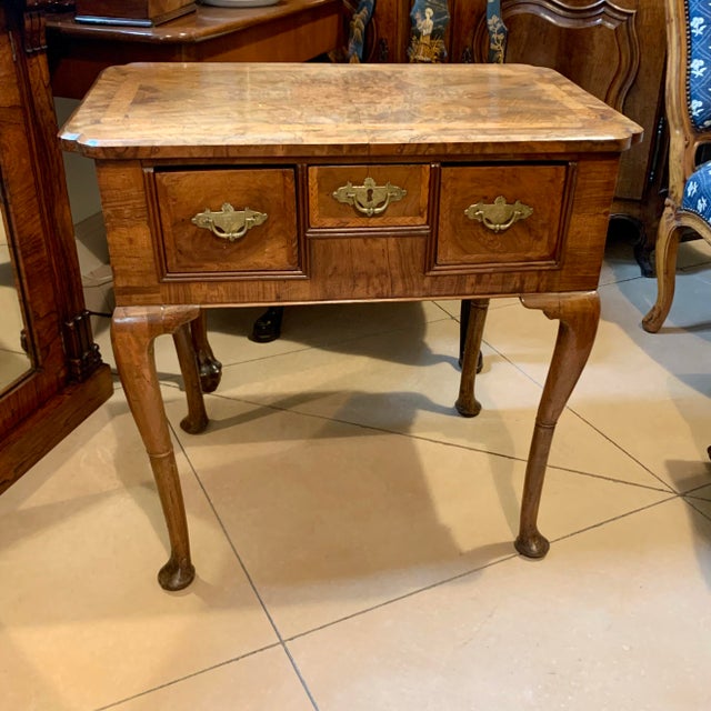 Queen Anne Period Burl Walnut Lowboy Table For Sale - Image 14 of 15