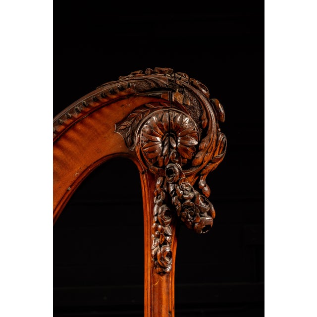 French Late 18th Century Cousineau Workshop French Pedal Harp For Sale - Image 3 of 9