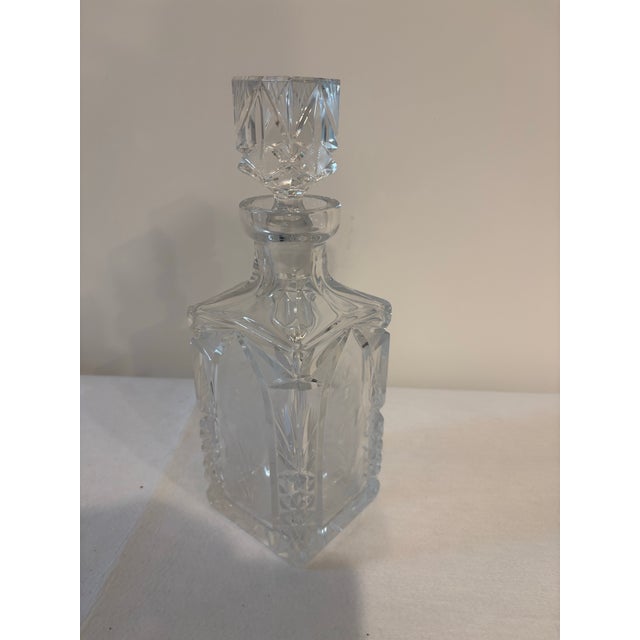 Chippendale Vintage Full Lead Crystal Whiskey/Spirit Decanter “Lady Anne” For Sale - Image 3 of 6