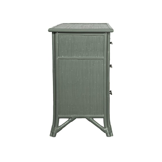 Versatile and functional, our Pencil Rattan Six-Drawer Dresser, embodies the effortless elegance of coastal living. With a...